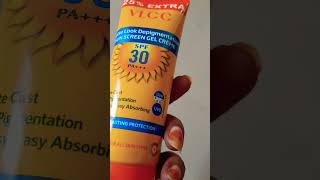 VLCC sunscreen lotionshortssunscreen30spflatest [upl. by Suiramad415]