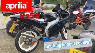 APRILIA RS50 brutally honest review [upl. by Edik]