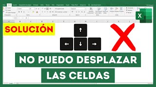 NO puedo MOVERME con las FLECHAS DEL TECLADO en EXCEL Solución [upl. by Marchak364]