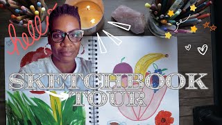 Cozy and Chatty Sketchbook Tour  Sketchbook Painting and Drawing Ideas [upl. by Biamonte]