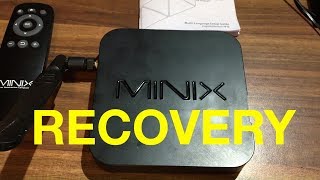 Minix Recovery X8  X8H [upl. by Millwater]