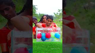 Balloon Popping with surprise inside Challenge shorts shortsvideo [upl. by Browne945]