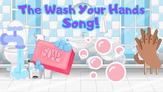 The Wash Your Hands Song ✋🤚  Wash Your Hands Song for Kids  Hand Washing Song  Silly School Songs [upl. by Anitsugua]