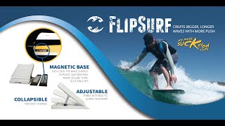 FlipSurf Magnetic Wake Shaper Review  How it Works [upl. by Amahcen]