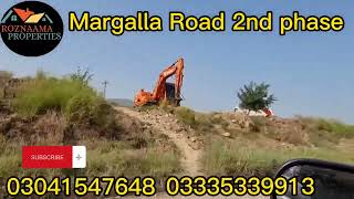 margalla road 2nd phase complete E11 enterchange  D 12  B17 margallaroad [upl. by Drazze]