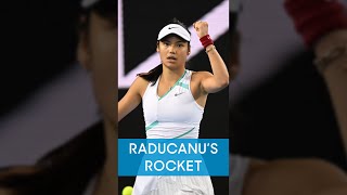 Emma Raducanus ROCKET backhand 🚀 [upl. by Ococ]