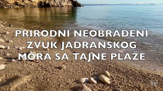 PRIRODNI ZVUK MORA I PLAŽE  4K UHD VIDEO [upl. by Chrystal]