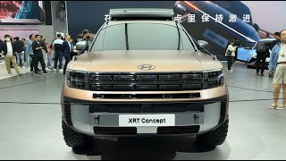 The New Hyundai Santa Fe XRT Concept Walkaround—2024 Beijing Motor Show [upl. by Alyakcm]