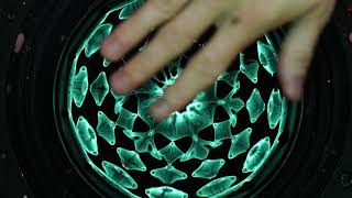 Cymatics Pattern  Just Water Light SOUND [upl. by Nayhr491]