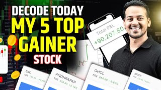 identify top gainer stocks  decode today my top 5 gainer stock  investor kazi [upl. by Maurice63]