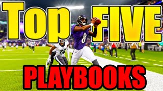 Top 5 Offensive Playbooks in Madden 24 Madden Tips [upl. by Poree]