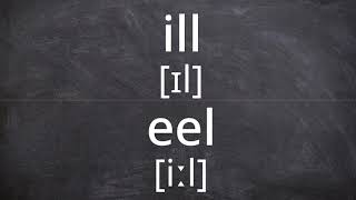 ILL vs EEL Pronunciation in American English [upl. by Concha357]