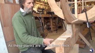 Steaming planks  how to steam the garboard planks on a sailing dinghy [upl. by Mij]