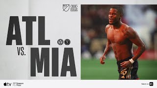 Atlanta United vs Inter Miami  Audi 2024 MLS Cup Playoffs  Full Match Highlights [upl. by Ecnarepmet812]