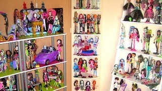 Monster High ♥ COLLECTION UPDATE SAMMLUNG ♥ 45 OVER 200 DOLLS by MonsterHighDM [upl. by Onaicram]