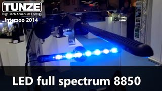 Interzoo 2014  TUNZE® LED full spectrum 8850 [upl. by Garcon912]