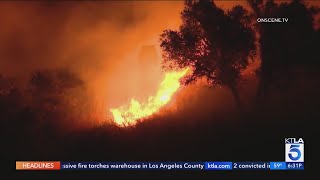 Fire weather prompts Red Flag Warning for parts of SoCal [upl. by Gabler]