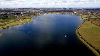 Bartley Green Sailing Boats amp Reservoir by Drone [upl. by Etteneg708]