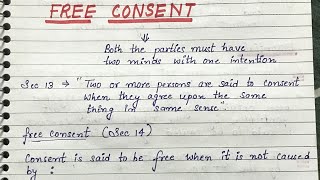 Free consent  Coercion  Indian Contract Act 1872 [upl. by Inimak]