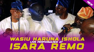 See How Fans Dance To The Tunes Of Wasiu Haruna Isholas Live Performance At Isara Remo [upl. by Soloma]