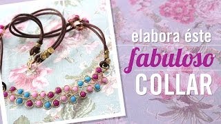 DIY HazloTuMismo Collar Jardín con Carolina Villacis Episodio 6 [upl. by Winny]