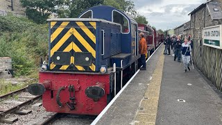 The Wensleydale Railway Industrial Weekend  Diesel Gala  2482024 [upl. by Jobey]