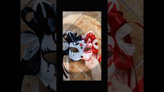 The Mask  Black and Red Collide cosplay mask handwork shorts art diy anime [upl. by Esten707]