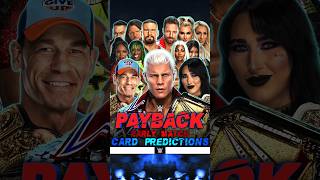 WWE Payback 2025  Early Card Bevelock Shorts Payback Payback2025 EarlyCard [upl. by Hawkins]