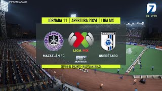 Mazatlán vs Querétaro  Jornada 11 LIGA BBVA MX  Apertura 2024 FIFA22 [upl. by Close]