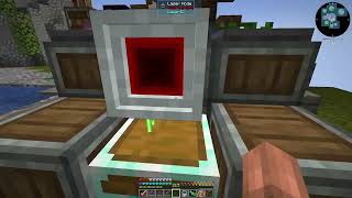 FTB Skies Expert Ep 97  Crafting our End portal Frames AE2 Wireless Connectors and liquid slime [upl. by Edrahc819]