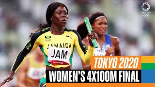 Womens 4x100m Final 🏃‍♀️  Tokyo Replays [upl. by Eener]