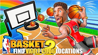 BASKETBALL TYCOON 2 MAP FORTNITE CREATIVE  FIND VAULT CODE LOCATIONS [upl. by Hurff]