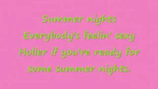 Summer Nights Rascal Flatts Lyrics [upl. by Paquito]