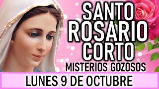 Santo Rosario Corto de hoy Lunes 9 de Octubre 2023 🌷 Misterios Gozosos🌷Rosario ala Virgen María 💖 [upl. by Rellim35]