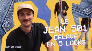 5 looks avec mon jean Levis 501 délavé  Panache S02E01 [upl. by Mcleod]