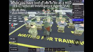 MED duty look like Roblox CUSA  Fort Tedder [upl. by Idelson]