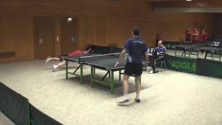 Der beste Ballwechsel der Tischtennis Saison 20122013 [upl. by Aelber]