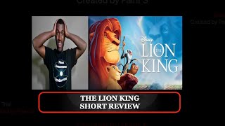 The Lion King  SHORT REVIEW  PA Productions [upl. by Sadnac469]