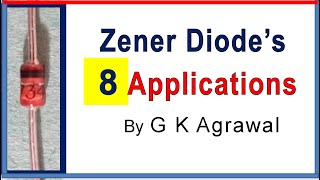 Zener diode 8 Applications of Zener diode [upl. by Yonatan769]