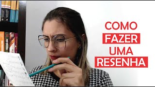 Como fazer uma resenha  Prof Fran  Descomplicando o Direito [upl. by Rozelle]