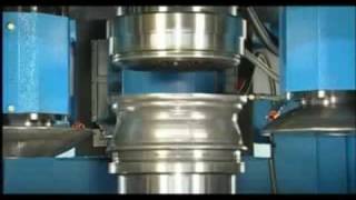 wheel flow formingspinning machines  Global Metal Spinning Solutions  DENN USA Metal Forming [upl. by Connor]