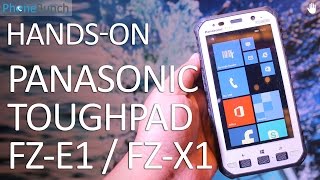 Panasonic ToughPad FZE1 and FZX1 Rugged Tablets Handson Overview [upl. by Graehl]