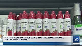 USUARIO DE SANITAS EN CONVENCIÓN ENFRENTA PROBLEMAS PARA RECLAMAR MEDICAMENTOS [upl. by Cousins602]