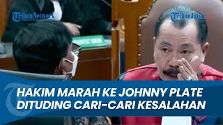 Mendadak Marah ke Eks Menkominfo Johnny G Plate Hakim DEMI TUHAN Kami Tidak Ada Tendensi Politik [upl. by Samp]