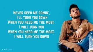 ZAYN  Entertainer Lyrics [upl. by Ettereve]