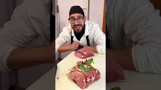 Lonza di suino farcita boombeef food carne butcher macelleria [upl. by Farley]