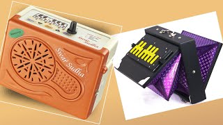 Electronic digital lehra drone machine vs real shruti box Surpeti machine vs hand made instrument [upl. by Gavriella]