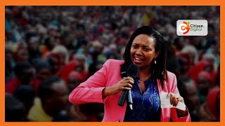 Gavana wa Nakuru Susan Kihika azomewa na waombolezaji [upl. by Scoter]