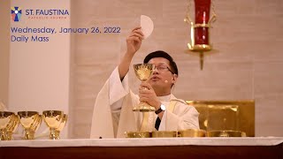 St Faustina Catholic Church  Wednesday January 26 2022 [upl. by Nwahsd]