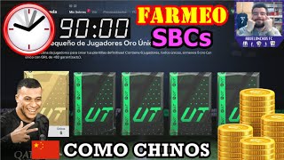 🕘 90 MINUTOS FARMEANDO COMO CHINOS en EAFC 24 🕘 SBC Ligas  Grindeo en EA FC 24 con el nuevo TOTW [upl. by Tamis637]